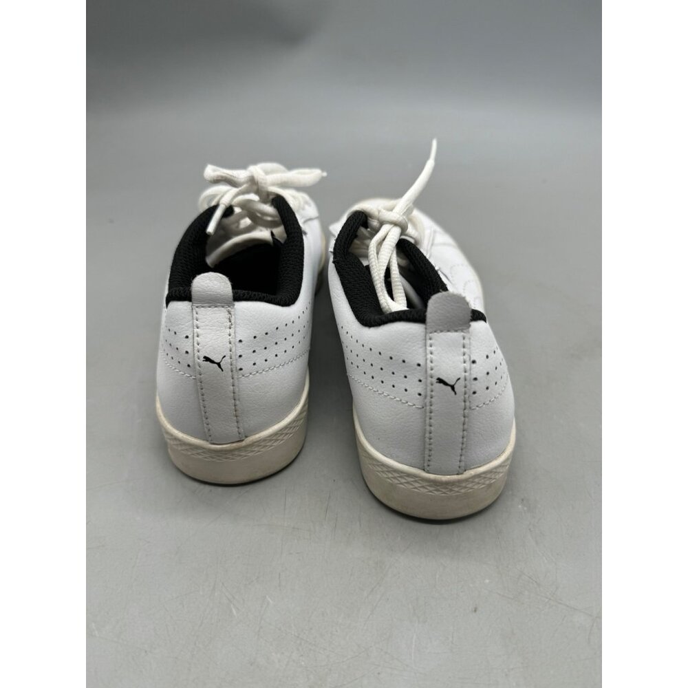 Puma White & Black SoftFoam Sneakers women's Size 7 tie up athletic READ - Picture 5 of 7